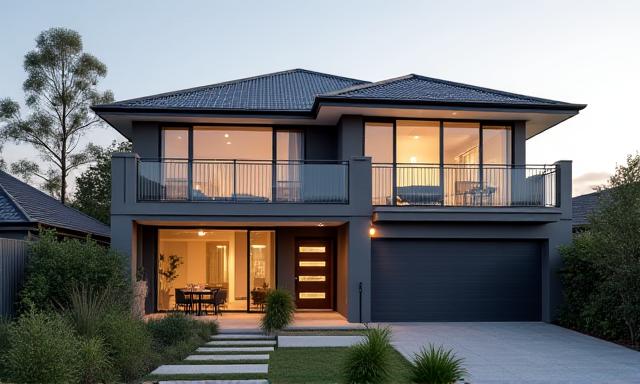 Residential solar site mapping illustration